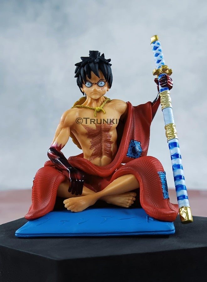 Trunkin One Piece Monkey d Luffy 10Cm wano Country Kimono Action Figure for Collection - Image 2